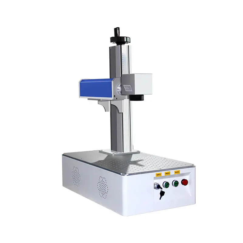 Máy Tính Để Bàn Cầm Tay Kim Loại Sợi Laser Khắc Đánh Dấu 20W 30W 50W 100W Sợi Nhôm Laser Đánh Dấu Máy Cho Gỗ Đá Giấy