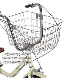Vélo urbain pour hommes et femmes avec vélo pour animaux de compagnie de 20 pouces en acier à haute teneur en carbone vélo de ville à 7 vitesses vélos de navettage pour étudiants du collège - Product Image 5