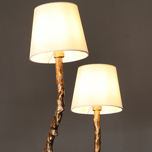Lampe sur pied en laiton massif de style rétro <span class=keywords><strong>italien</strong></span>, design artistique, sculpture d'<span class=keywords><strong>arbre</strong></span> et d'homme, pour salon et bureau - Product Image 4
