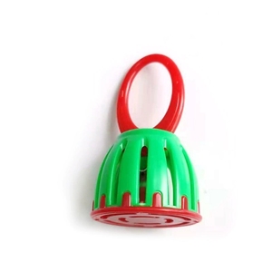 Wholesale Hollow Cage Shape Plastic Hand Bell Infant Grasp Shaker Orff Percussion Instrument - Product Image 3