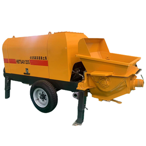 Mini-<span class=keywords><strong>pompe</strong></span> à béton hydraulique d'occasion avec moteur diesel et malaxeur intégré - Product Image 4