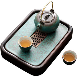 Shangyan Japanese Kung Fu <b>Tea</b> Set Retro Ceramic Teapot <b>Tea</b> Tray Teacups Complete Home Use Living Room <b>Tea</b> <b>Maker</b> - Product Image 5