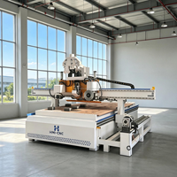 Centre d'usinage CNC pour bois H2-16, machine de découpe avec table 1300x2800mm et changement d'outil automatique