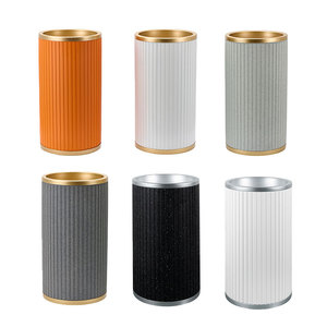 Pots de fleurs rectangulaires sur pied en plastique blanc moderne, grands et personnalisés, pour décoration d'hôtel, pour plantes d'extérieur - Product Image 3