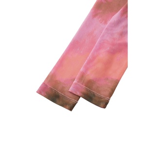 Haut court décontracté pour femme, style rétro vintage, coupe ajustée, printemps-été, à manches longues, en maille transparente, uni ou à imprimé floral tricoté - Product Image 4