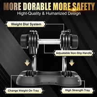 جودة عالية قابل للتعديل 25lbs حديد TPE سيدة دمبلز 11 معدات صالة ألعاب رياضية أوزان حرة رخيصة الثمن