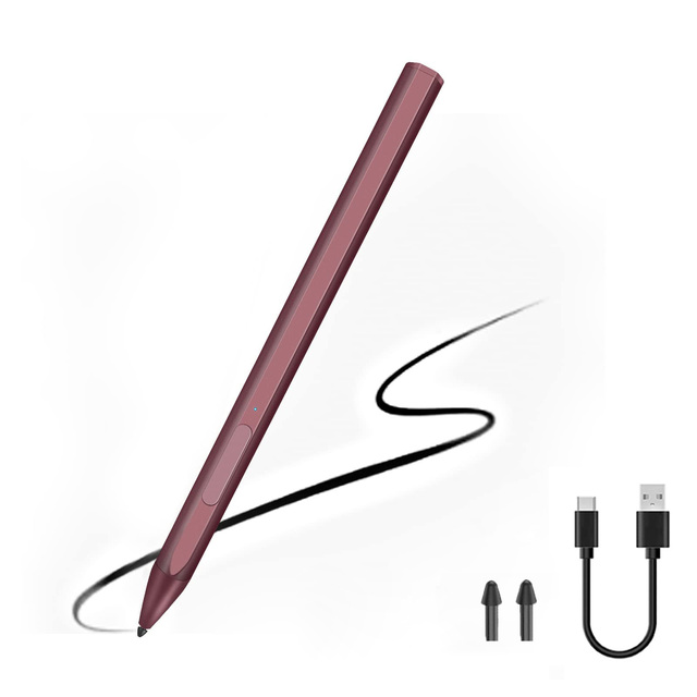 Smart Metal Laptop Touch Screen Pen Replacement Digital Tablet Graphics Pen for Microsoft Surface Stylus Pen Pro 8 for Lenovo HP