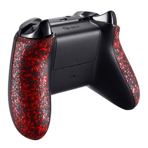 Coque de protection latérale texturée personnalisée pour manette Xbox One X/S - Remplacement du boîtier de poignée rouge - Product Image 3