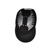 Prix usine personnalisé Baseball Bump Cap Casques Mesh Top Bump Hat avec boucle en métal