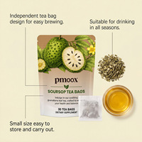 Sachets de thé aux feuilles de corossol de qualité supérieure, tisane naturelle de guanabana pour adultes, soutien nutritionnel quotidien pour l'équilibre corporel