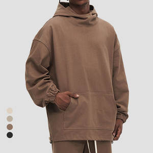 Sudadera con Capucha Personalizada para Hombre, Estilo Urbano, 100% Algodón, Gruesa, Holgada, con Bolsillos, para Otoño - Product Image 1