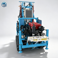 Foreuse de puits d'eau sur chenilles Dolphin 22HP/32HP/35HP/60HP, diesel, 120m, 150m, 200m