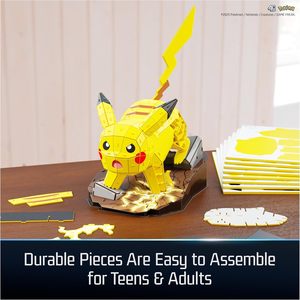 Kit de modèle en papier 3D Pokémon <span class=keywords><strong>Pikachu</strong></span> 4D Build, 20 pièces, cadeau, 12 ans et plus, fabriqué en Chine - Product Image 4