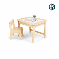 Table d'activités sensorielles en bambou pour enfants, table de jeu Montessori en bois pour tout-petits avec bacs de rangement, vente en gros pour enfants, logo personnalisé OEM
