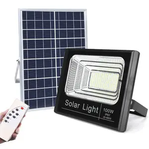 Outdoor IP65 200W 100W Solar Panel LED Spotlight Floodlight 200W 300W Flood Light LED