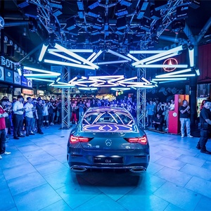 Tubo de luz LED RGB para concierto, grúa de elevación triangular, cabrestante cinético, DMX - Product Image 1