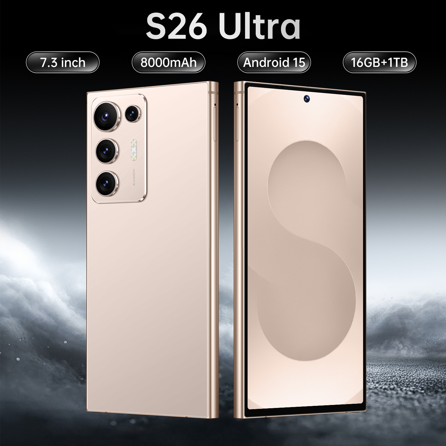 2025 New S26 Ultra <strong>5G</strong> Smartphone 7.3 Inch HD 16GB+1TB Unlocked Dual Card <strong>Android</strong> 13.0 Global Version Mobilephone