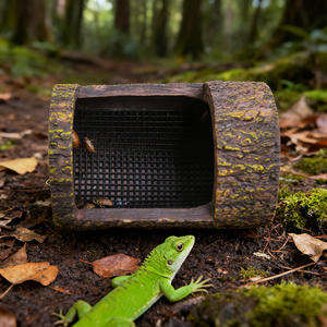 Automatischer Harz-Kriechtier-Futterautomat Raupenfutter-Schale für Raupenterrarien, gekrönte Geckos, Eidechsen, Chamäleons, Insektenfalle für Haustiere - Product Image 3