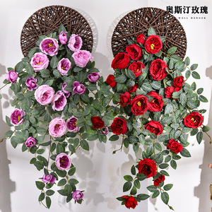 Guirnaldas de Rosas Artificiales Lanting, Flores de Seda para Colgar en la Pared, Alta Simulación, Decoración del Hogar, Accesorios de Fotografía - Product Image 2