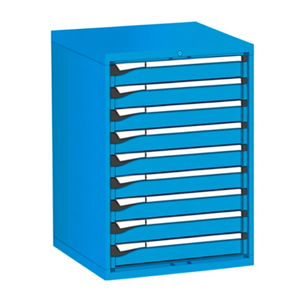 Fami Master Key Comfort Drawer <b>Cabinet</b> 9 Drawers 714x726x1000 Mm Dark <b>Grey</b> Ral7000 Tool Storage - Product Image 2
