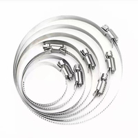 Colliers de serrage hydrauliques industriels réglables en acier inoxydable de type américain et allemand, largeur de bande 9 mm 12 mm, pour tubes et boulons