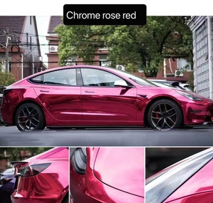 1.52*18m Bubbles Free PVC Glossy <strong>Vinyl</strong> Easy Installation Chrome Blue Silver Purple Red Gold Rose Gold <strong>Vinyl</strong> Wrap Rolls <strong>for</strong> <strong>Car</strong> - Product Image 4