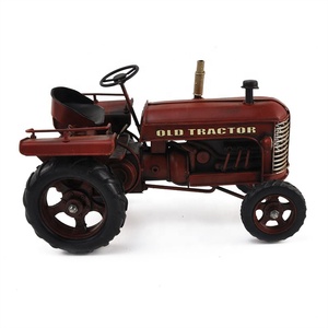 Modellino Vintage di Trattore in Metallo, Ornamenti Creativi per Arredamento Casa, Decorazioni per Negozi, Librerie, Internet Café, Modellino Auto <span class=keywords><strong>d</strong></span>'<span class=keywords><strong>Epoca</strong></span> - Product Image 6