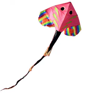 colorful manta ray design kite