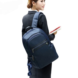 Mochila de nailon personalizada para ordenador portátil, mochila escolar y de viaje de negocios, producto promocional - Product Image 4