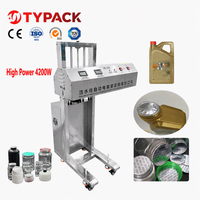 Machine de scellage électromagnétique TYPACK 4200W pour feuilles d'aluminium, machine de scellage à chaud pour bouteilles et bocaux