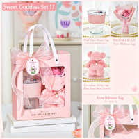 Coffret Cadeau Rose Romantique Fête des Mères – Personnalisable avec Logo, Mix & Match, Soin Spa, Sac Cadeau en Gros pour Fêtes et Événements