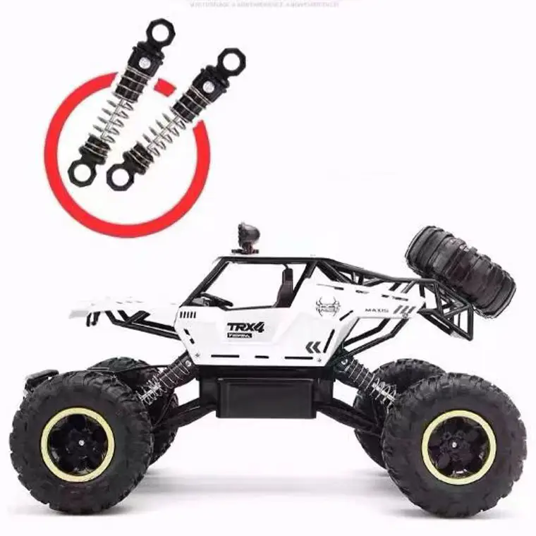 2.4Ghz RC Cars 4WD Rechargeable Rock Crawler Electric Off Road Radio Remote Control Car Monster Trucks Toys for Kids Gifts