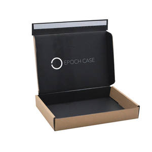 Hot Bán Hàng Biểu Tượng Tùy Chỉnh Sóng Bao Bì 2Mm Cứng Nhắc Bóng Cán Tear Dải Dây Kéo Bưu Phẩm Vận Chuyển Giá Rẻ Giấy Các Tông - Product Image 6