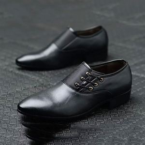 Chaussures décontractées pour hommes à enfiler, 100 % cuir véritable, personnalisation avancée, chaussures de ville à lacets pour hommes de qualité supérieure - Product Image 5