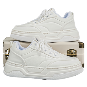 Chaussures décontractées pour hommes, sportives, confortables, à semelle épaisse, antidérapantes, augmentant la taille, respirantes et tendance pour la marche en plein air - Product Image 1