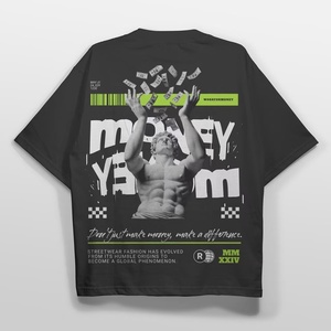 T-Shirt da Uomo di Alta Qualità in Cotone 100% Pesante, Oversize e Personalizzata, Disponibile in Diverse Grammature 210, 230, 240, 280, 300 g/m² - Product Image 4