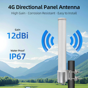 هوائي خارجي عالي الكسب 12DBI 5.8G LoRa/LPWAN مضخم خارجي 100 واط مدى طويل 100 متر أقل من 1.5 VSWR لأجهزة توجيه 5G/4G عمودي - Product Image 2