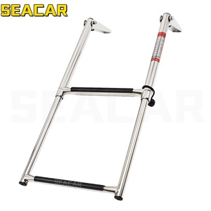 Échelle de bateau Seacar en acier inoxydable 304 rétractable pour yacht, matériel marin - Product Image 4