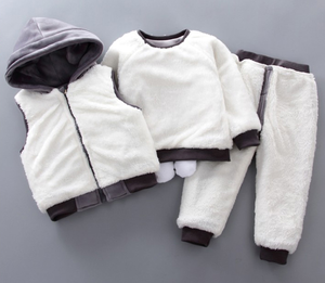 Autunno inverno animale <span class=keywords><strong>3</strong></span> pezzi vestito di cotone per i bambini all'ingrosso 2020 un anno vestiti della neonata Set di abbigliamento per bambini per il calore - Product Image 6