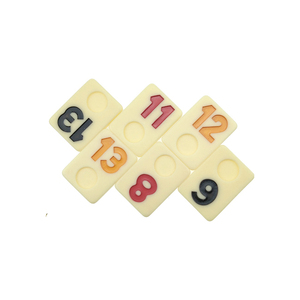 Tùy Chỉnh Thổ Nhĩ Kỳ Mahjong Rummy Trò Chơi Thiết Lập Màu Ngà Khắc Số Rummi Với Tùy Chỉnh Packagr Rummy Cube - Product Image 6