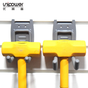 Crochet mural double en acier au carbone série Unipower Tool Hook, capacité de charge 15 kg, pour rangement d'atelier - Product Image 2