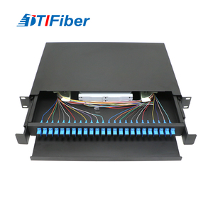 Boîtier de terminaison optique ODF 1U 6 12 24 ports 19'' SC LC FC ST, panneau de brassage fibre optique - Product Image 3