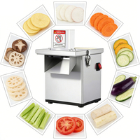 Zware professionele groentesnijder met 220V motor, laag geluidsniveau, voor restaurants, hotels, resorts en fruitverwerkingsbedrijven