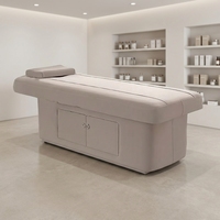 Lit de beauté électrique moderne et personnalisé avec dossier relevable, oreiller de tête et dossier pour salon, centre de SPA et usage domestique