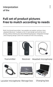 Yingmi ระบบเครื่องเสียงนำทางสำหรับผู้เยี่ยมชม K8ไร้สายระบบเสียงที่มีการรับรอง CE และรับประกันอายุการใช้งาน - Product Image 5