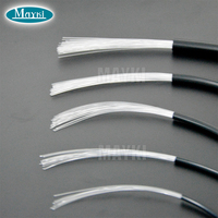 Câble à fibres optiques à émission lumineuse à extrémité, 25 brins, 0,75 mm, câble à fibres optiques souterrain, éclairage à fibres optiques, câble à fibres optiques pour piscine