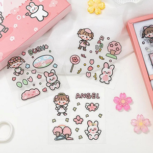 Miếng Dán Trong Suốt Cắt Hình Nụ Hôn Tự Dính <span class=keywords><strong>A4</strong></span> A5 Trong Suốt Theo Yêu Cầu - Product Image 1