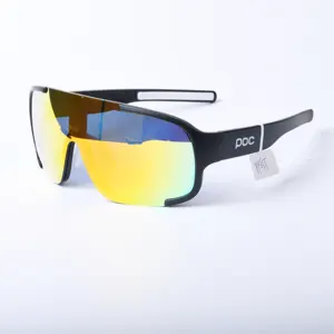 야외 스포츠 안경 uv400 도로 자전거 오토바이 태양 안경 승마 안경 거울 남성 편광 사이클링 선글라스