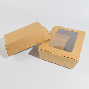 Chất Lượng Cao Nhà Máy Giá Giấy Bao Bì Thực Phẩm Hộp Dùng Một Lần Giấy Kraft Hộp Gà Chiên - Product Image 4