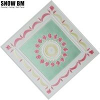 Paneles de yeso decorativos, diseños de techo falso para dormitorio, 60x60cm
